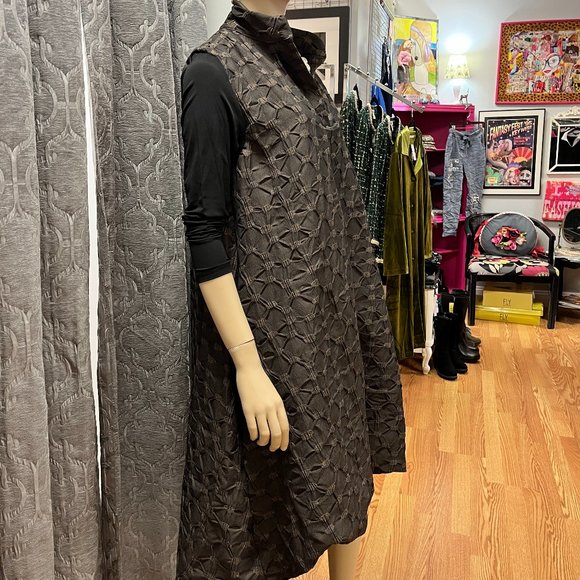 NWT Kozan Size S Long Sleeve Dramatic Dress - Picture 1 of 4